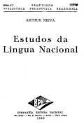 Estudos da língua nacional