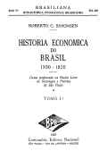 História econômica do Brasil; 1500-1820