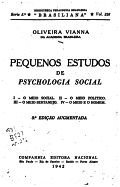 Pequenos estudos de psicologia social 