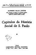 Capítulos da história social de São Paulo