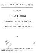 Relatório da Comissão Exploradora do Planalto Central do Brasil