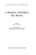 A pesquisa histórica no Brasil