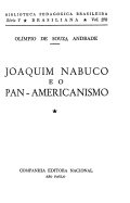 Joaquim Nabuco e o Pan-Americanismo
