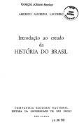 Introdução ao estudo da História do Brasil