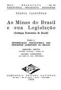 As minas do Brasil e sua legislação