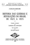 História das guerras e revoluções do Brasil, de 1825 a 1835